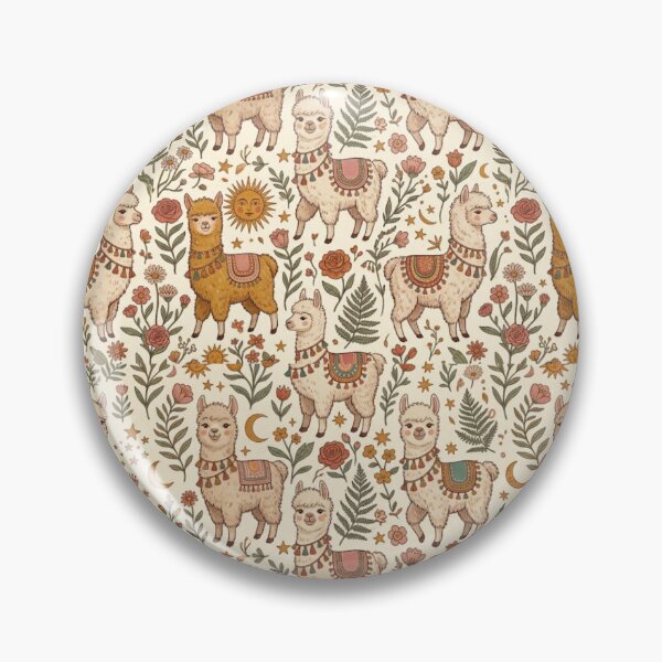 Item preview, Cute Llama Pattern | Alpaca Animal Art & Gifts designed and sold by Ink Matrix.