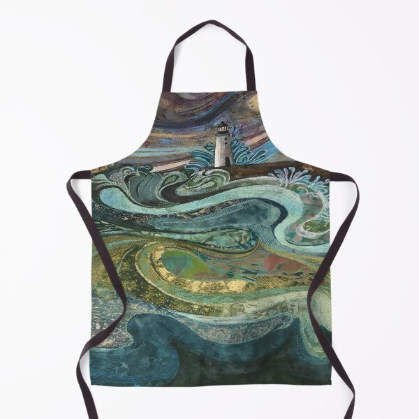 Item preview, A Surreal Lighthouse Amidst a Cosmic Sea of Colors and Textures Evoking Serenity and Wonder Ethereal Waves of Tranquility designed and sold by Matt_Smith.