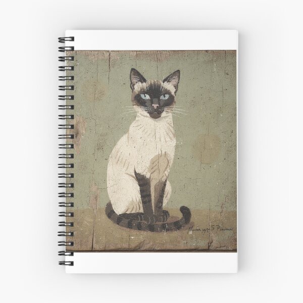 Item preview, Dignified Siamese Folk Portrait designed and sold by PictorialWhimsy.
