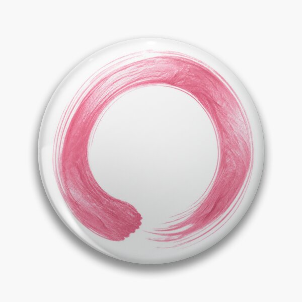 Item preview, Blush Pink Enso Circle Minimalist Zen Brush Stroke Art designed and sold by TheSlowShore.