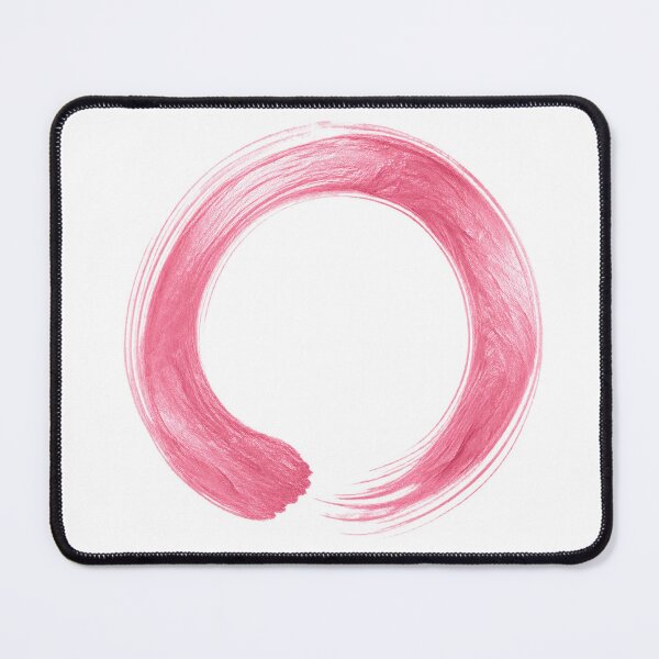 Item preview, Blush Pink Enso Circle Minimalist Zen Brush Stroke Art designed and sold by TheSlowShore.