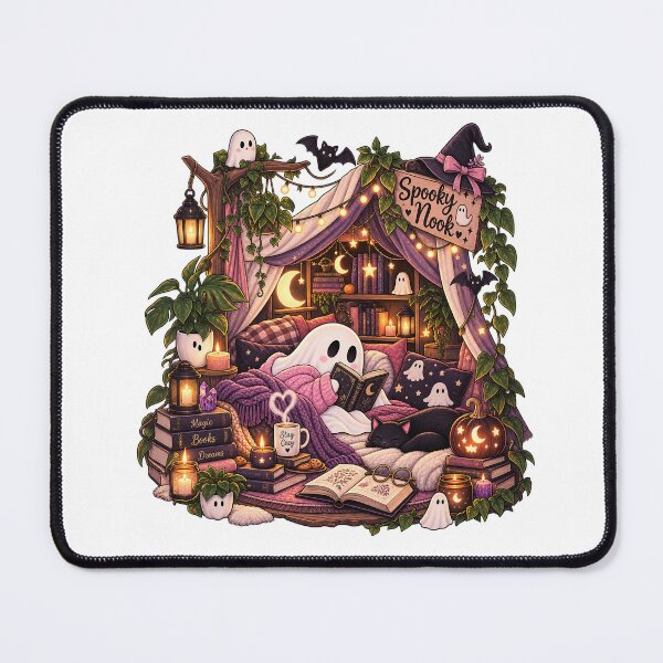 Item preview, Cozy Ghost Spooky Reading Nook designed and sold by RetroPop23.