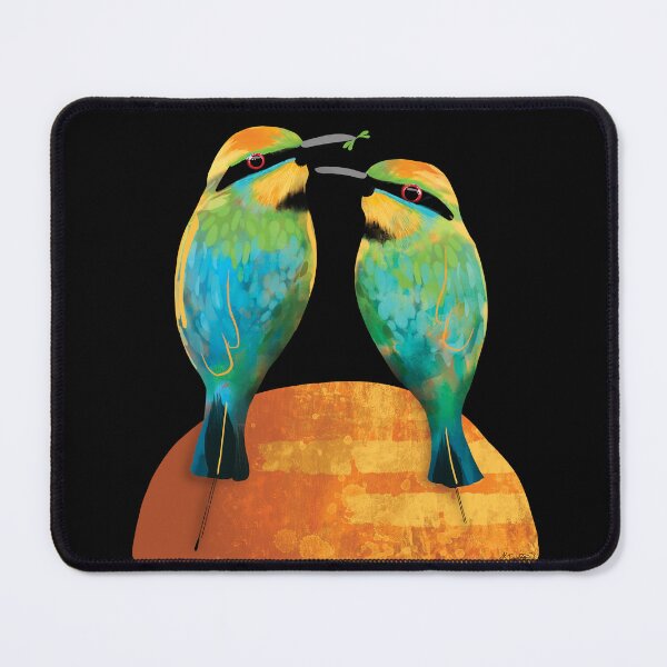 Item preview, Rainbow Bee-eaters designed and sold by Karin Taylor.