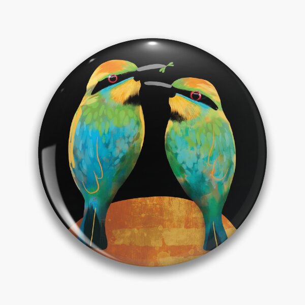 Item preview, Rainbow Bee-eaters designed and sold by Karin Taylor.