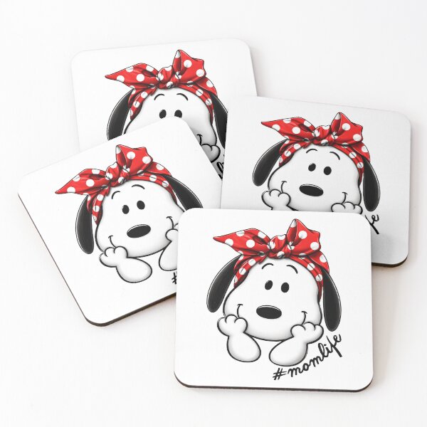Item preview, Cute Cartoon Dog Red Polka Bow Vintage Character Artwork designed and sold by DrRachel11510.