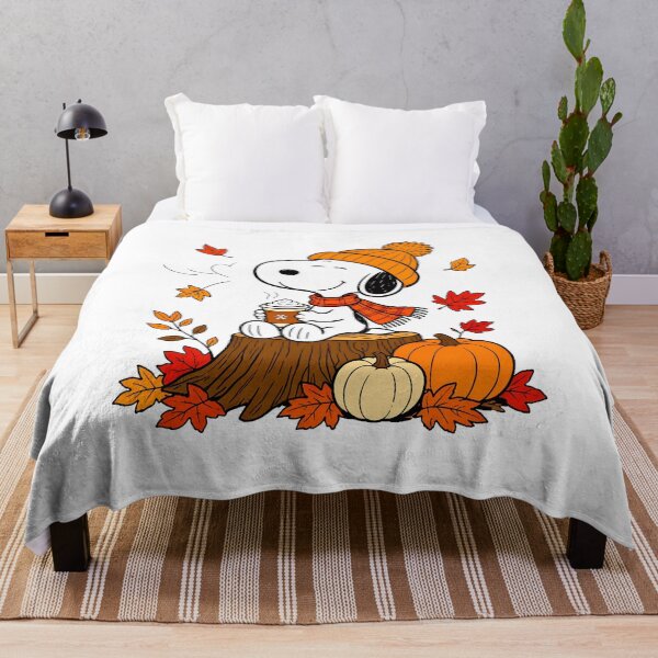 Item preview, Cozy Autumn Snoopy With Pumpkin Coffee Scene designed and sold by AlanNelso34652.