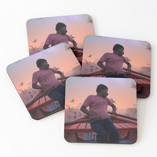 Item preview, Boatman on the Yamuna River, Delhi India designed and sold by Glynn  Lavender.