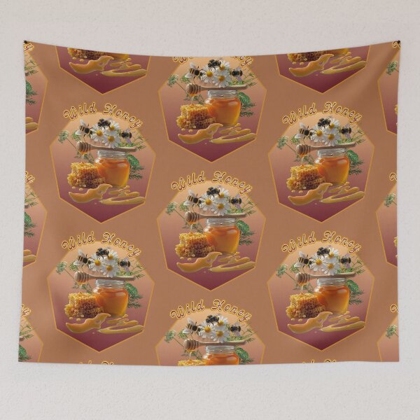 Item preview, Wild Honey (Busy Bees) designed and sold by Tripp Art Studio.