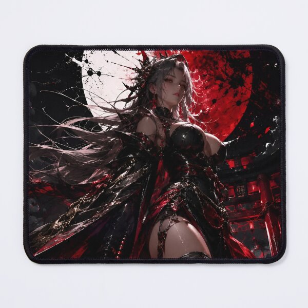 Item preview, Crimson Moon Empress – Dark Fantasy Samurai Warrior designed and sold by Dyan4.