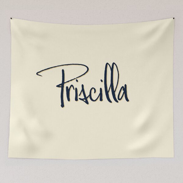 Item preview, PRISCILLA personalized type design designed and sold by CharlottePlaceArt.