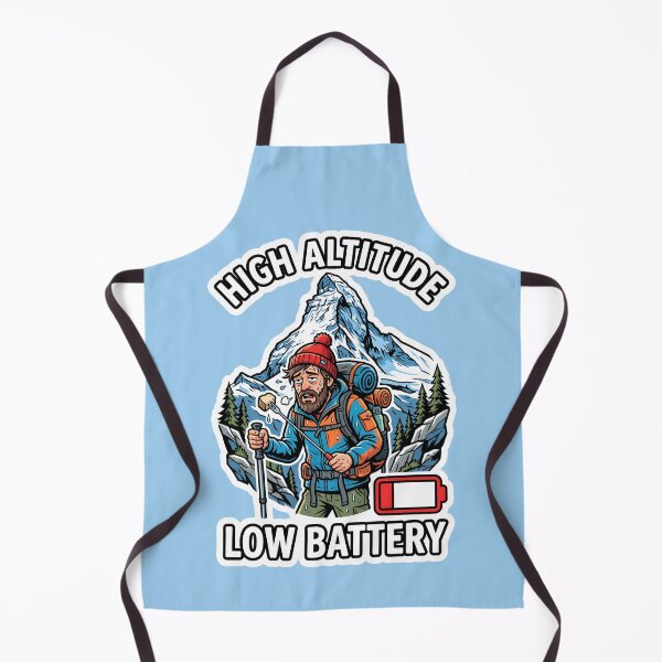 Item preview, High Altitude Low Battery - Outdoor Hiker Humorous Hiking designed and sold by SplashTastic.