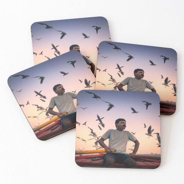 Item preview, Surrounded by gulls, Delhi India designed and sold by Glynn  Lavender.