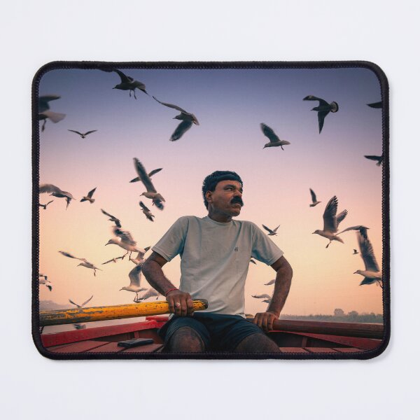 Item preview, Surrounded by gulls, Delhi India designed and sold by Glynn  Lavender.