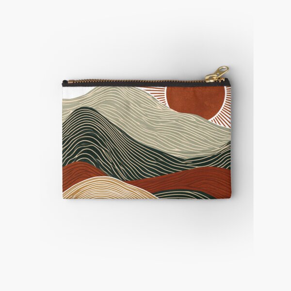 Item preview, Woodcut Mountain Scenery Spring Highlands Art designed and sold by TrendyGalaxy.