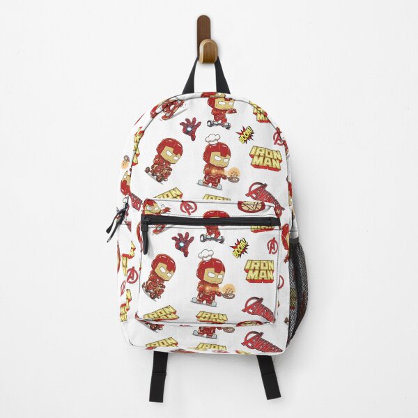 Item preview, Cute Chibi Iron Man Seamless Pattern - Superhero Art designed and sold by MAXIZPRINT.