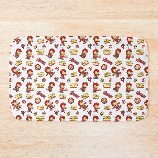 Item preview, Cute Chibi Iron Man Seamless Pattern - Superhero Art designed and sold by MAXIZPRINT.