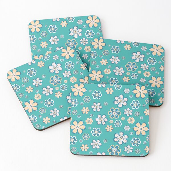 Item preview, Cute Retro Daisy Floral Seamless Pattern Background designed and sold by prapapon.