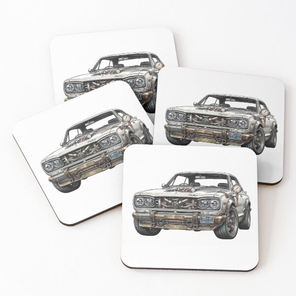 Item preview, Biomechanical Skyline Hakosuka GT-R Steampunk Art designed and sold by tomsze12.