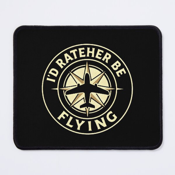 Item preview, Id Rather Be Flying Pilot Airplane Vintage Aviation designed and sold by Photo-Sphere101.