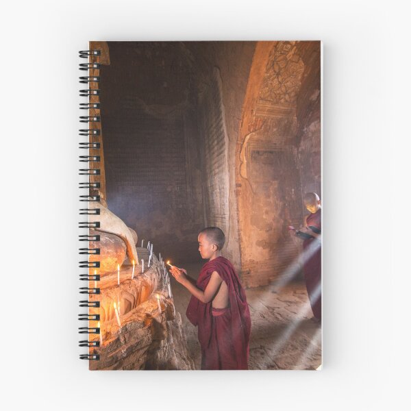 Item preview, Novice Monks Bagan Myanmar designed and sold by Glynn  Lavender.