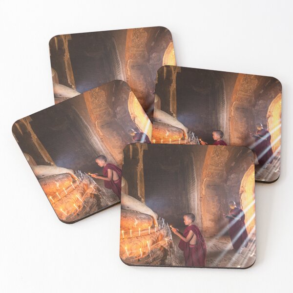 Item preview, Novice Monks Bagan Myanmar designed and sold by Glynn  Lavender.