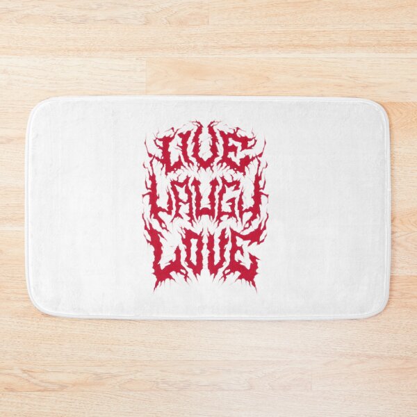 Item preview, Black Metal Live Laugh Love Parody S Grunge Aesthetic | Perfect Gift For You And Friends designed and sold by GothBoyArt.