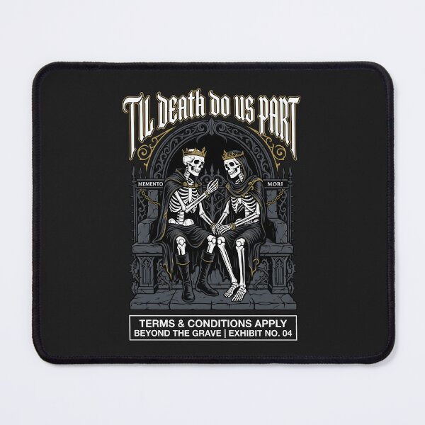 Item preview, Til Death Do Us Part - Gothic Couple Dark Aesthetic designed and sold by SplashTastic.