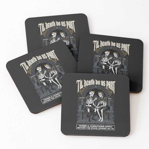 Item preview, Til Death Do Us Part - Gothic Couple Dark Aesthetic designed and sold by SplashTastic.