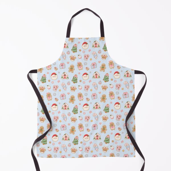 Item preview, Blue Christmas Cookie Pattern | Cute Gingerbread Holiday Baking designed and sold by Sunnyneststudio.