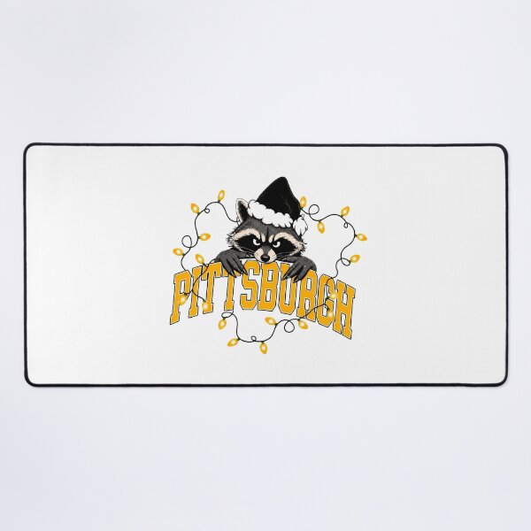 Item preview, Festive Raccoon Christmas Lights Winter Graphic Design designed and sold by KevinLeon13697.