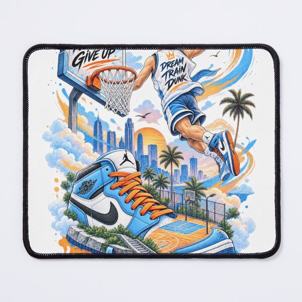 Item preview, Basketball Slam Dunk Splash – Dynamic Sports Illustration designed and sold by treandsart.