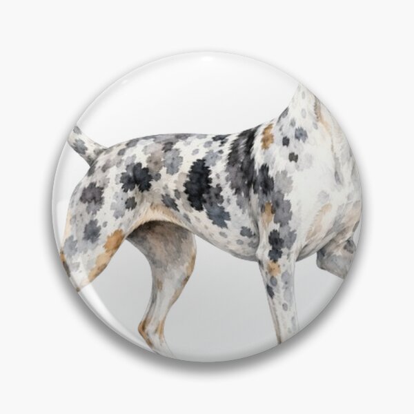 Item preview, White Patchwork Catahoula Leopard Dog designed and sold by RebelPawz.