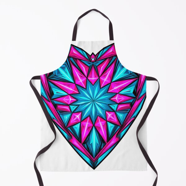 Item preview, Futuristic Geometric Glowing Heart Sacred Geometry designed and sold by TrendyGalaxy.
