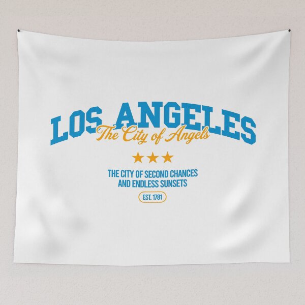 Item preview, Los Angeles City Typography Design designed and sold by mazyoy.