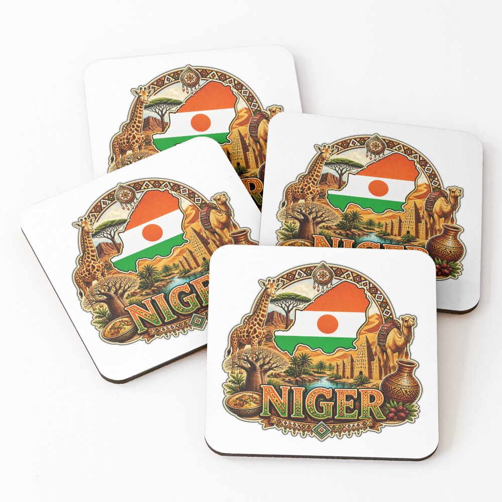 Item preview, Coasters (Set of 4) designed and sold by FunFitsFactory.