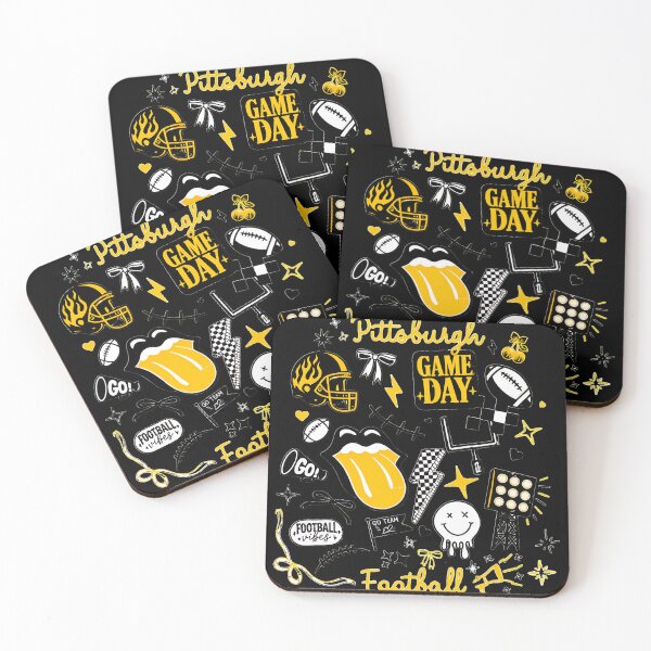 Item preview, Pittsburgh Football Game Day Retro Fan Artwork designed and sold by AllisonTu35526.