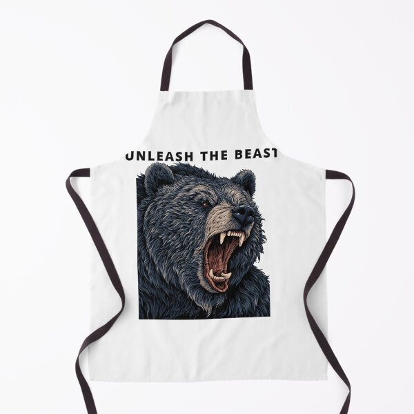 Item preview, Aggressive Roaring Grizzly Bear Head Sports Mascot designed and sold by TrendyGalaxy.