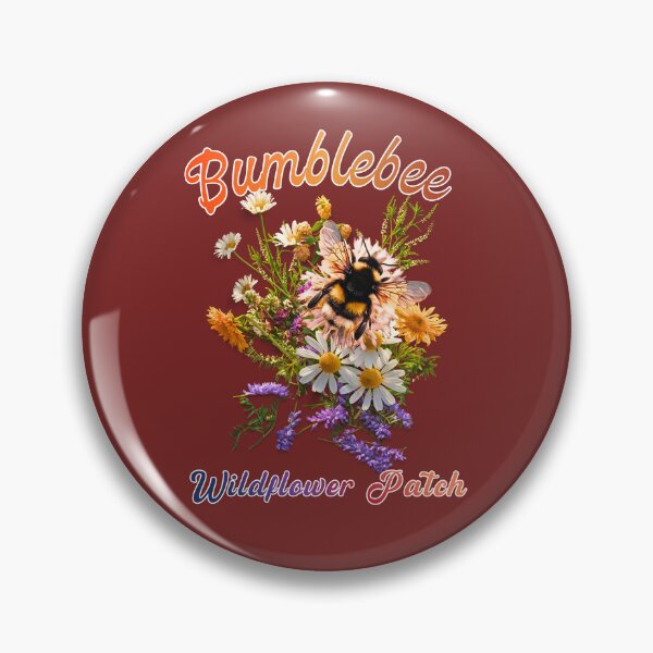 Item preview, Bumblebee Wildflower Patch designed and sold by Tripp Art Studio.