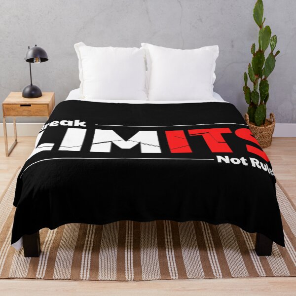 Item preview, Break Limits Not Rules designed and sold by TheFineShirt.