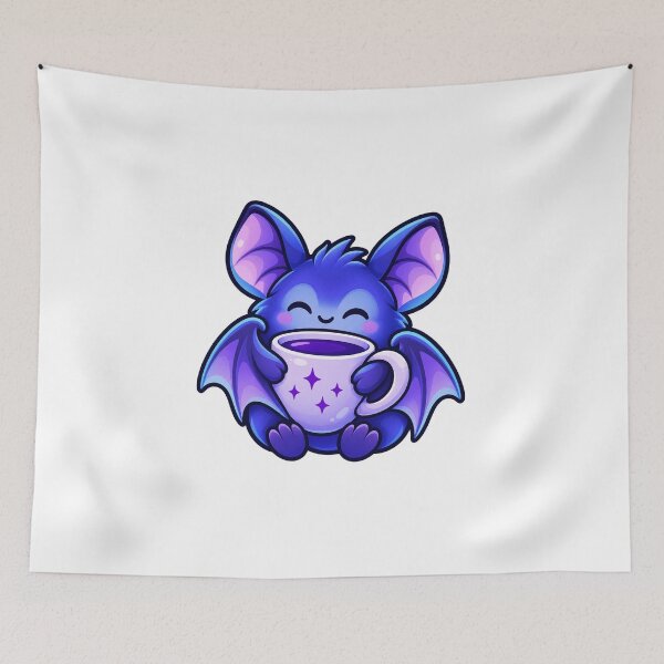 Item preview, Blue Hour Tea Bat designed and sold by The-Art-of-D.