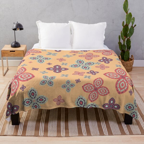 Item preview, Seamless Retro Bohemian Geometric Flower Pattern designed and sold by prapapon.