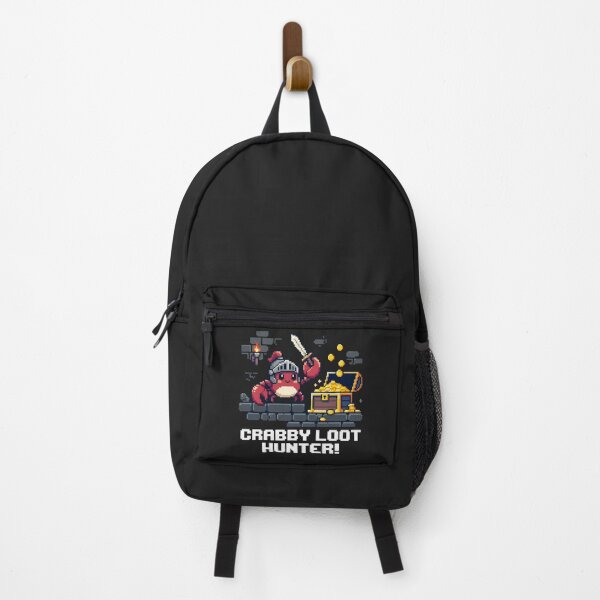 Item preview, Crabby Loot Hunter - Retro Gaming Pixel Art designed and sold by SplashTastic.