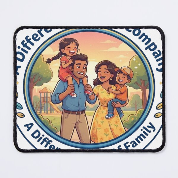 Item preview, A Different Kind Of Company A Different Kind Of Family DAD AND MOM designed and sold by AllRoundTees.