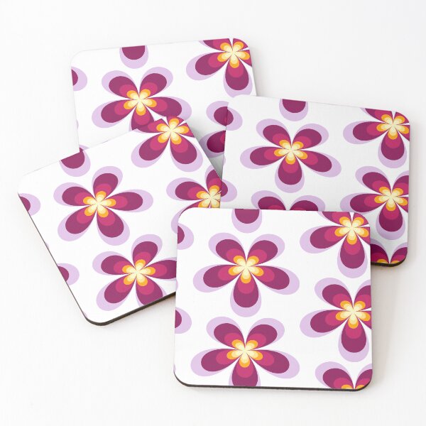 Item preview, Vintage 70s psychedelic flower art  designed and sold by wonghong.