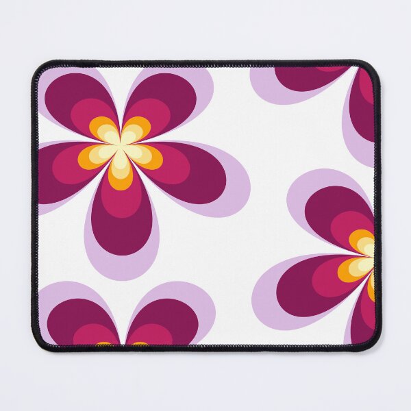 Item preview, Vintage 70s psychedelic flower art  designed and sold by wonghong.
