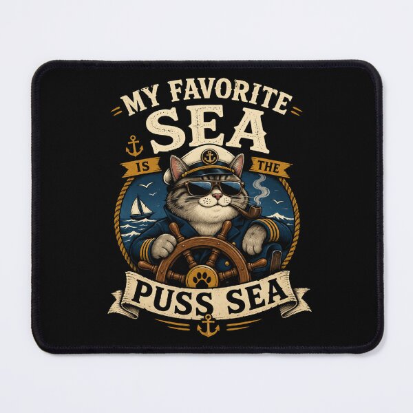 Item preview,  My  Favorite Sea is The Puss-Sea designed and sold by TheEndDesign.