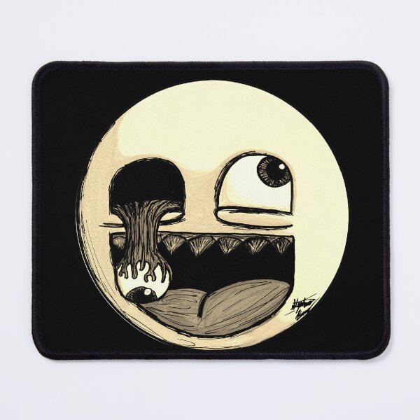 Item preview, Vintage Sepia Awesome Face Scar-E-Moji - Aged Horror Art designed and sold by Grimmlar.