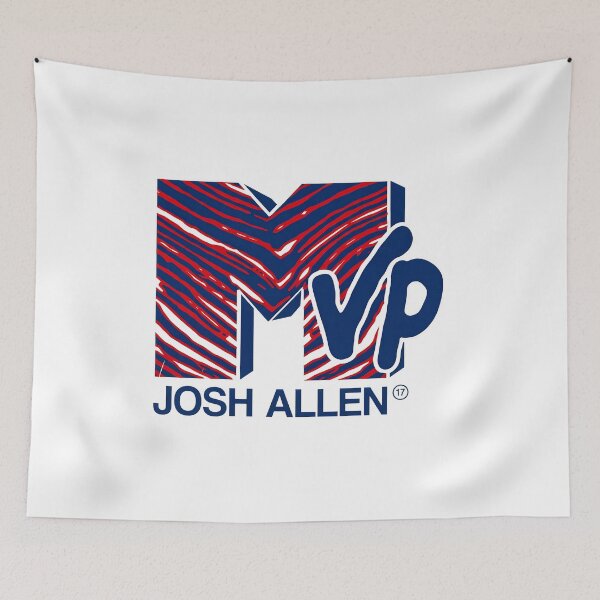 Item preview, Josh Allen MVP Football Inspired Blue Red Sports Design designed and sold by JoshuaBry73262.