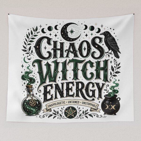 Item preview,  witch energy, occult art, chaotic spells, witch aesthetic, witchcraft decor designed and sold by TrueArtVibes.