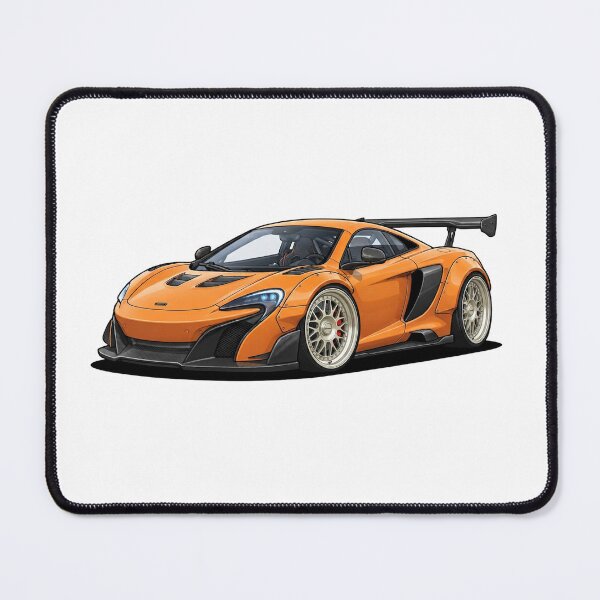 Item preview, Mclaren 675LT Cartoon designed and sold by ToonMyRide.